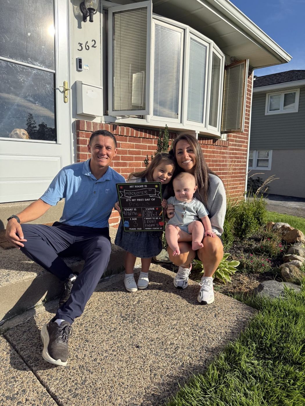 Mackenzie's first day of Pre-K3, 2026